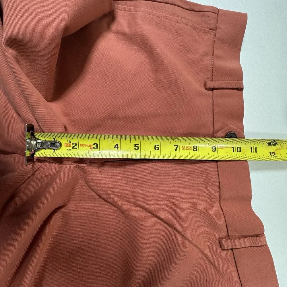 Charles Tyrwhitt Rust Chinos 32x32 Hemmed 29 Slim Fit Non Iron Pants NEW NWT - Picture 6 of 9